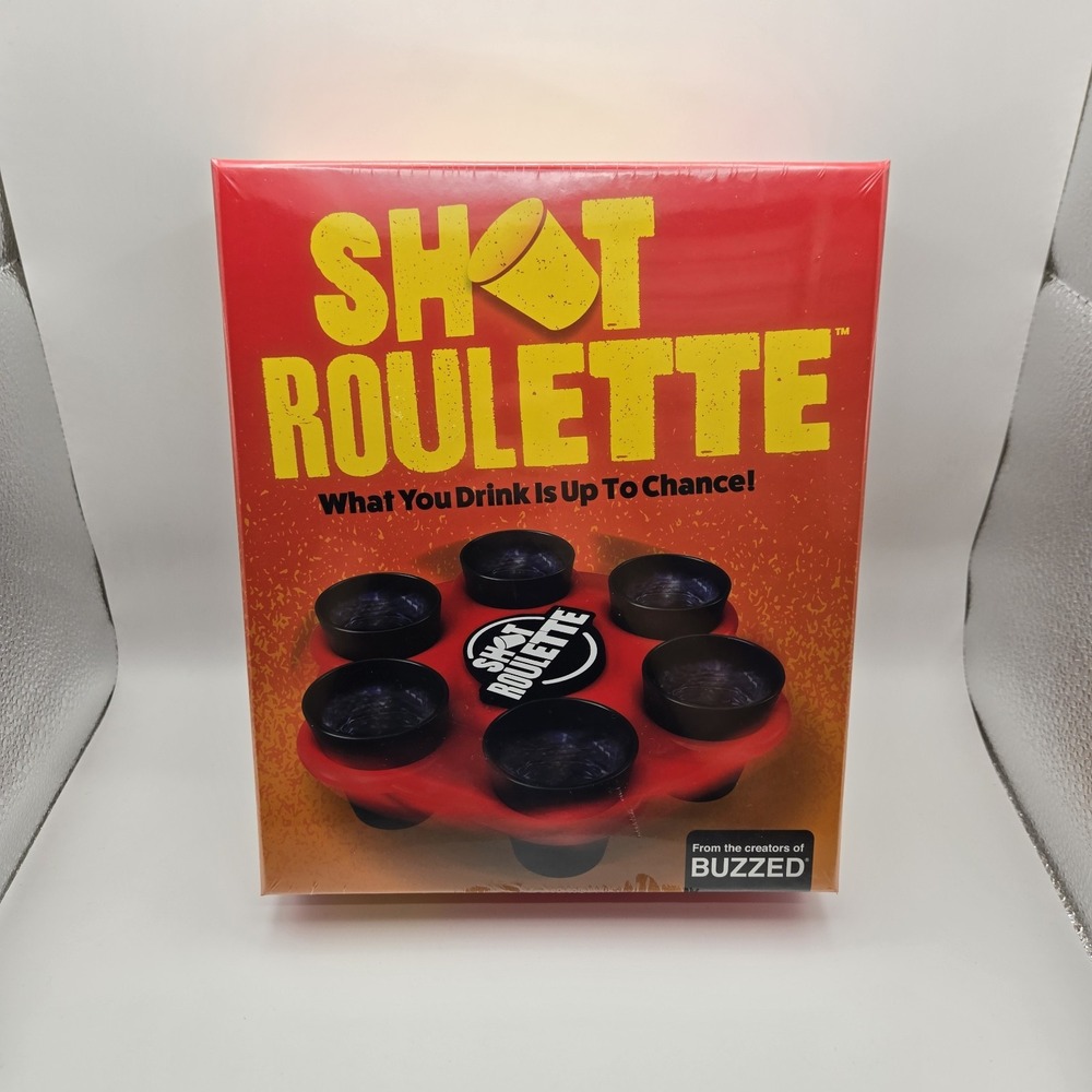 Shot Roulette™ Party Drinking Game Buzzed 21+ New Factory Sealed